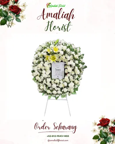Krans Bunga Duka Cita di Wonoboyo